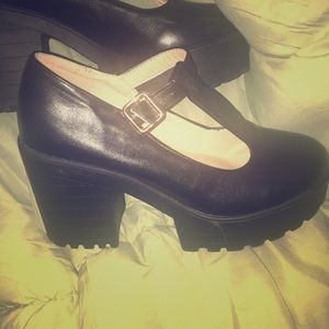 Platform Mary Janes!